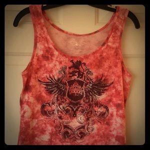 Prairie Rose Graphic Tank Top M